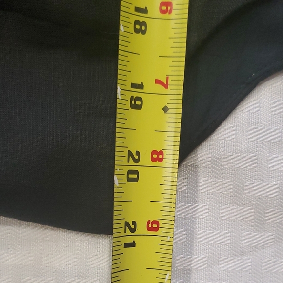 Eileen Fisher Charcoal Linen Sleeveless Dress Sz L - Picture 11 of 14